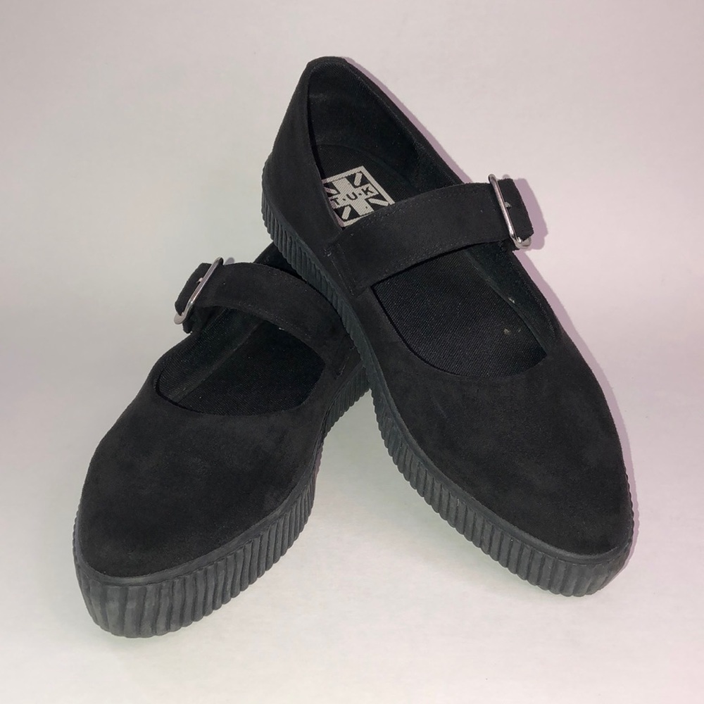 Tuk Black Pointy Mary Janes